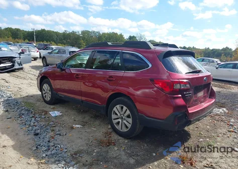 2018 Subaru Outback 2.5I Premium z USA, uszkodzony, nr VIN 4S4BSACCXJ3379048